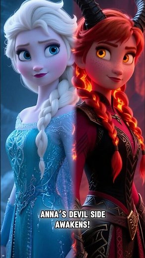 😈 Anna's Devil Side Awakens! 🔥 Elsa's Only Hope! | Frozen Disney Princess Dark Tale | Halon Elsa