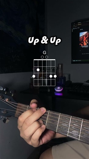 Up & Up Guitar Tutorial #guitar #guitarcover #guitarlesson