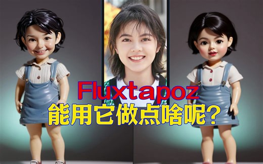 类Ipadapter？Fluxtapoz能干点啥呢？