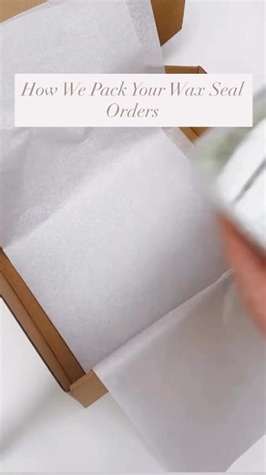 Ever wonder what happens after you place a wax seal order? Take a look for yourself. We package every Sea and Paper order with the same care you'll use to create your seals. Premium products deserve premium presentation. | Sea And Paper
