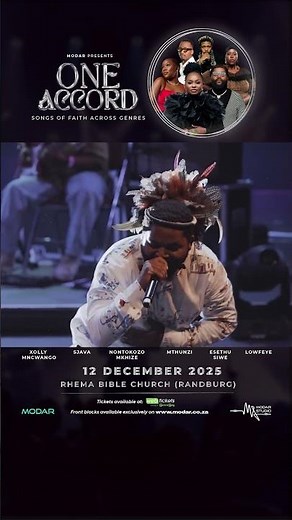 ONE WEEK TO GO! One Accord With Sjava | 12 December 2025 | Rhema | Gospel | Afropop