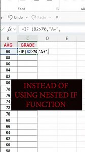 top Using Nested IFs! Use VLOOKUP Instead 🔥 | Excel Shortcut Tip