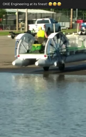 Zero-turn pontooning. Got it. 😂 If you are new here and like what you see, don't forget to subscribe and start receiving your own copies of Pontoon and Deck Boat Magazine! 👇👇👇 https://www.harrispublishing.com/pontoon-deck-boat | Pontoon & Deck Boat magazine