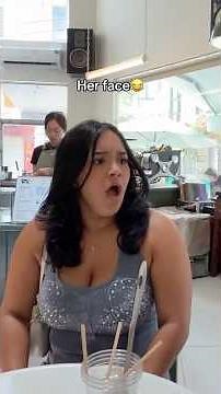 HER FACE WHEN SHE REALIZED😂🤣 #shorts