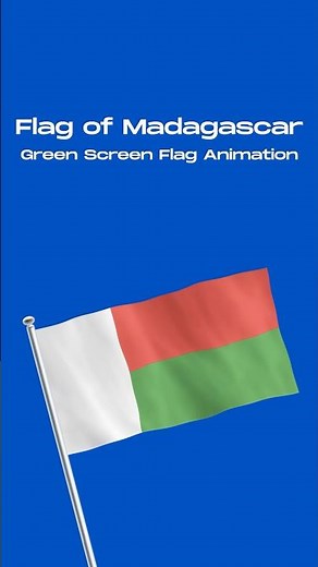 Madagascar 🇲🇬 Flag Animation! #flaganimation
