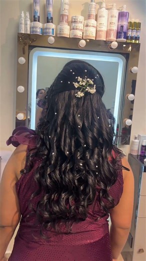 Easy hairstyle made in 10 min #hair #hairstyle #haircurls #hairstyles