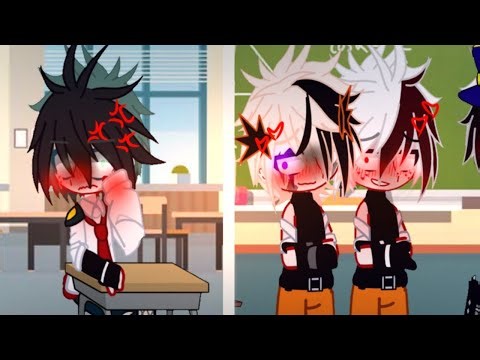 Boss in school!...- meme MHA/BNHA |Bakugou & Todoroki V! AU Ft hisashi