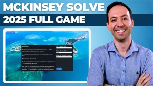 McKinsey Solve 2025: Redrock Study   Sea Wolf Full Walkthrough