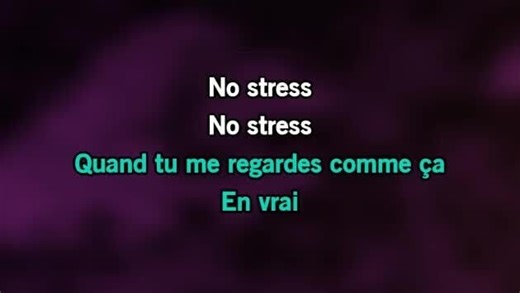 Karaoke No Stress - Aya Nakamura - CDG, MP4, KFN - Karaoke Version