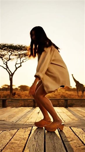 POV The cleanest safari clog dancing rhythm on your feed 💎 #Shorts #ClogDancing #Clogging #Satis