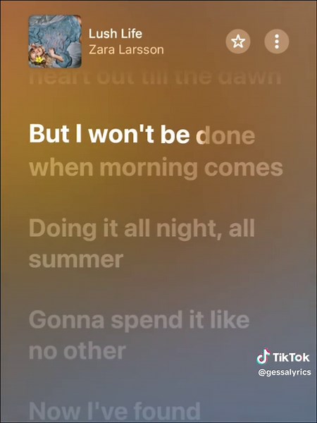 Lush Life by Zara Larsson: Lyrics & Meaning