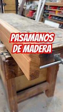 How to build a wooden handrail