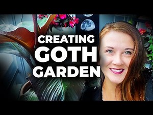 GOTH GARDEN FROM START TO FINISH! BALCONY REFRESH, GARDENING TIPS, MY FAVE BLACK PLANTS & ART DIY