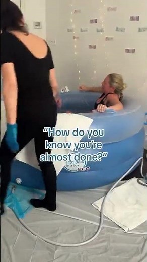 When you know it’s close 😅 birth pool edition!