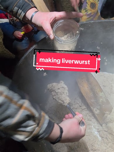 final part making liverwurst #liverwurst #offgrid #selfsufficient | liverwurst