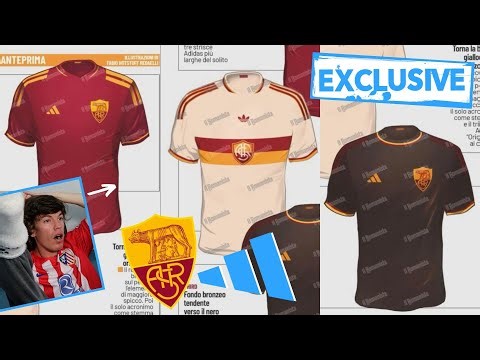 I'M DISCOVERING the AS ROMA 2026-2027 SHIRTS!