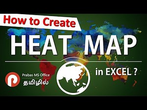 How to Create Map in Excel | Excel 🔥 Heat Map 🔥 in Tamil | Prabas MS Office
