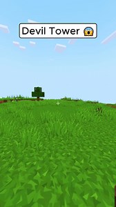 Minecraft Devil Tower 😱 #reels #minecraft #minecraftbuilds #minecrafttutorial | Itsciken