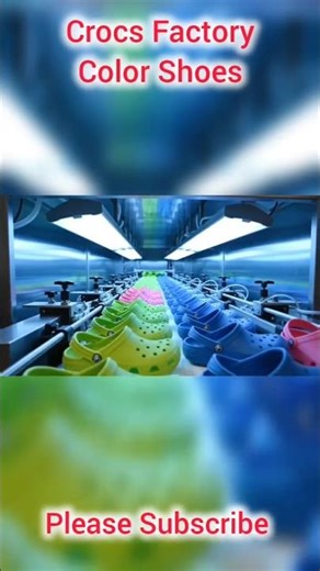 Inside the Crocs Factory 👟🏭 | Millions of Shoes Made Daily #Shorts #shoes #howitsmade