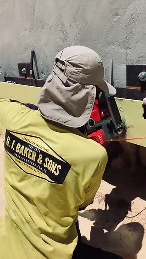 Check out Milwaukees M18 FUEL Cordless Magnetic Drill (M18FMDP-0C) in action. Go to https://sydneytools.com.au/product/milwaukee-m18fmdp-0c-18v-li-ion-fuel-cordless-38mm-magnetic-drill-set-skin-only for more info or talk to the team in store. #welovetools #teamsydneytools #milwaukee Demo’d by G.J. Baker&Sons | Sydney Tools