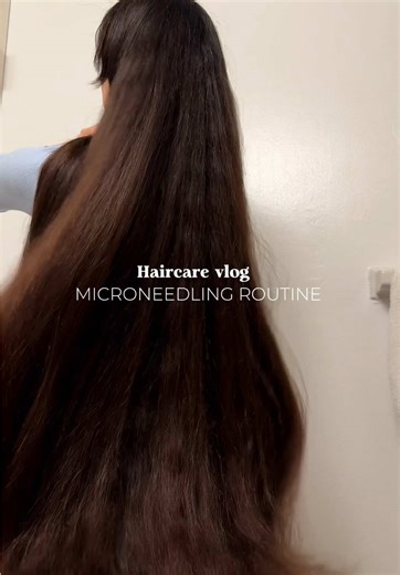 Microneedling and Scalp Care with Derma Roller Guide