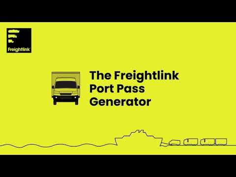 Freightlink Port Pass Generator 2025
