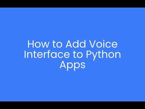 How to: Adding a Voice Assistant for Python Applications with Porcupine and Rhino