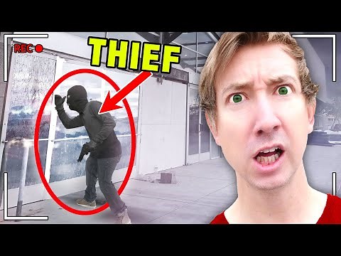 Thief Broke Into My Theme Park... (Security Footage)