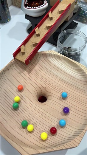 HABA Slope 🎢 Oddly satisfying ASMR 👂 Wooden soothing funnel⑤ #marblerun