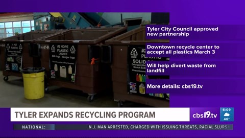 Tyler expands Downtown Recycle Center to accept all plastics