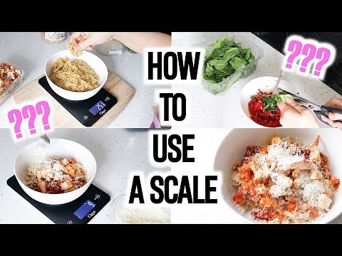 COOK WITH ME: PASTA RECIPE - How To Use A Scale & Measure Calories!