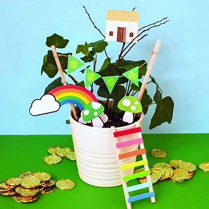 75K views · 20 reactions | MAKE A LEPRECHAUN GARDEN. Such a cute idea for St. Patrick's Day! Get the printables: https://www.hellowonderful.co/post/MAKE-A-LEPRECHAUN-GARDEN | hello, Wonderful | Facebook