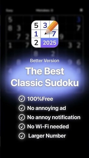 Relax & Train Your Brain with Sudoku 🧩 #games #sudoku