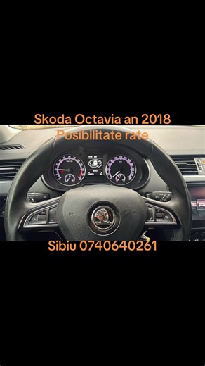 #rate #marketplace #sibiu #olx #skoda Skoda Octavia An fabricatie 2018 Motor 1.6 diesel euro 6 Dotari : - navigatie mare - smartlink - skoda carplay - daylight cu led - proiectoare ceata cu functia de cornering - jante cu anvelope de iarna - jante aliaj cu anvelope de vara - comenzi pe volan - computer de vord - bluetooth - tempomat - dublu klimatronic - scaune incalzite - slot Usb si 2 x card - etc… Nu au fost scoase numere rosii La cerere se pot scoate numere rosii - posibilitatea achizitionat