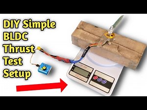 BLDC motor ki thrust kaise check karey? How to make thrust test machine | 2200kv thrust test