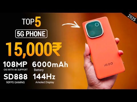 Best Camera & Gaming Phones Under ₹15000 (2025) | Best 5G Smartphone Under 15000
