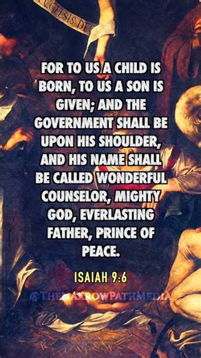 The Prophecy of the Coming King | Isaiah 9:6 ✝️ #christianshorts