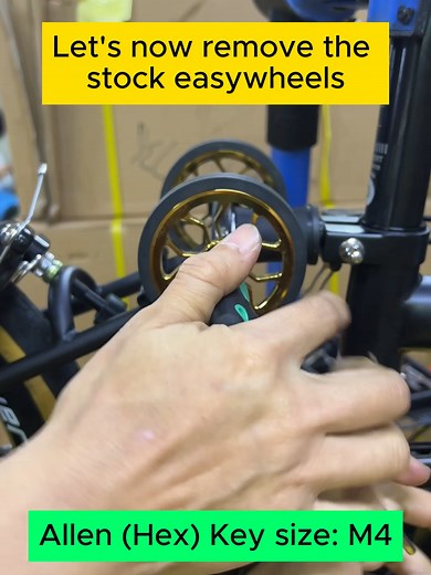 Learn How to Install a Wheel Extender Rod on Your Trifold Folding Bike