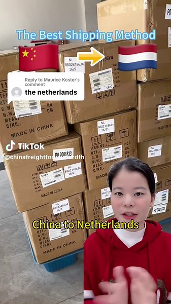 Replying to @Maurice Koster yes we have shipments from China to Netherlands everyday, we help begin from pick up at China supplier and repackaging, labeling, free warehousing and then shipping out to different addresses in Netherlands, shipping methods from China to Netherlands including air freight, sea freight, railway transportation, truck transport and express shipping. Welcome to contact us to get the best shipping prices from China to Netherlands #shippingfromchina #shipfromchinatonetherla