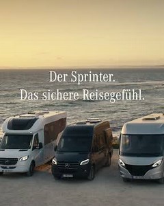 Freiheit to go. Die Reisemobile auf Mercedes-Benz Sprinter Basis. Mit drehbaren Komfortsitzen. #SprinterCamperLife Steigt ein: mb4.me/Sprinter_Reisemobile | Mercedes-Benz Deutschland