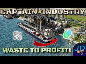 Turning Waste into Profits! 🚛 Captain of Industry DragonIsle 🚜 Ep35 👷 Lets Play, Walkthrough