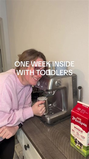 The ice hasn’t melted yet, so we’re still stuck inside. Hoping we can get out of the house soon because we all need it. #momvlog #motherhoodunfiltered #momlife #pregnantmom #toddlermom