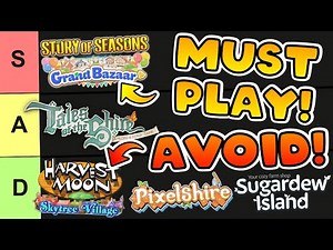 Ranking all 32 farming games I played in 2025