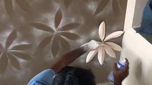 How to wall design idea for spry color #wallpaper #wall #design #ideas #pening #artwork #design #texture #interior #design #bedroomdecor #wallart #walldecor #walls #3d #3dprinting #asian #color #artist #artwork #interiordesign #masking #tapas #artgallery #craft #crafts #stencil #stencilart #mandala #mandalas #stencilart | 3D Wall Art by Mahendra Meena