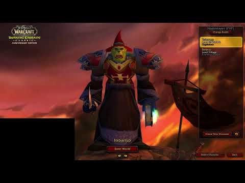 WoW Classic TBC Warlock!! - Multi Streaming on Twitch + Kick + 𝕏 + YT