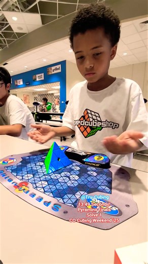 13.49 Seconds! Pyraminx Finals, S1 - CCW '25 #shorts #speedcubeshop #fyp #like #fun #cool #share