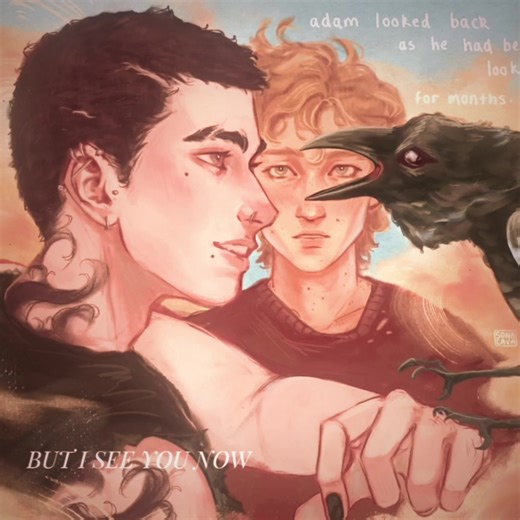 #ADAMPARRISH & #RONANLYNCH || “i didn’t see you before but i see you now” is SOOO adam finally realizing ronan’s feelings for him and his own im gone art credits: frostbite.studios, kidovna, lkbh, sonacava, mrotisky, galaxyspeaking, labannori #pynch #theravencycle #theravenboys