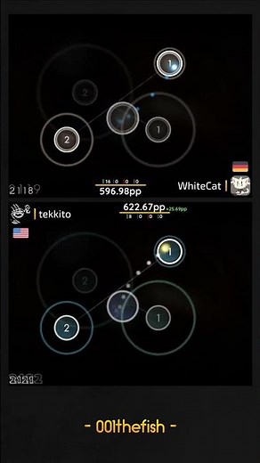 WhiteCat vs tekkito! // Tatsh - IMAGE REBORN -DIVINITY- (Nymphe) #osu #osugame