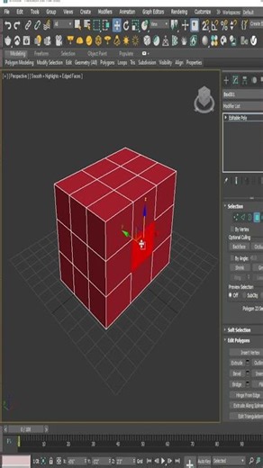 3ds Max Polygon Mode Hindi | Face Editing 🔥