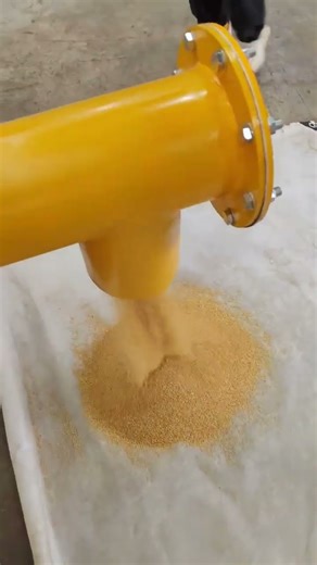 Homemade rotary grain conveyor